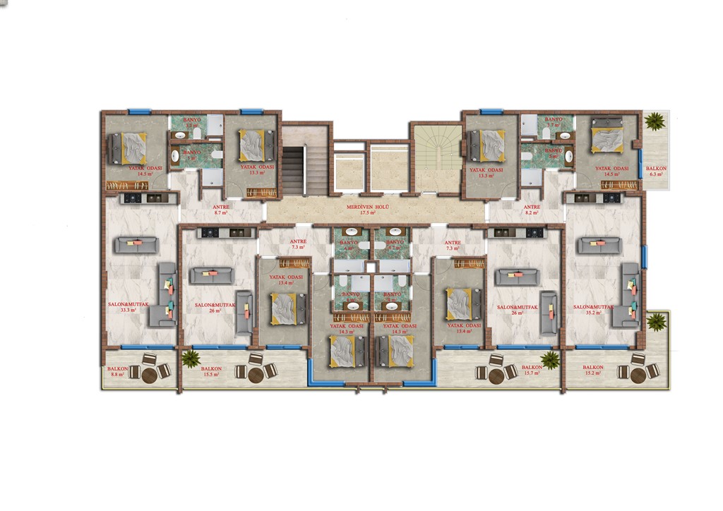 Euro Residence 21 Bblok NORMAL KAT